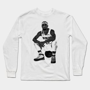 Jose Alvarado || Pencil Drawing 90s Long Sleeve T-Shirt